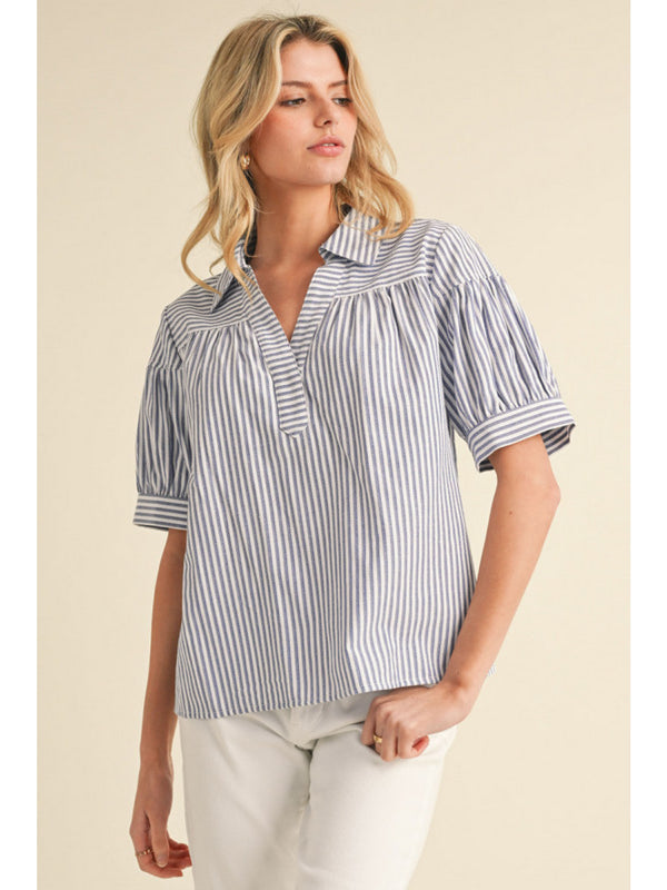 Open-Collar Top
