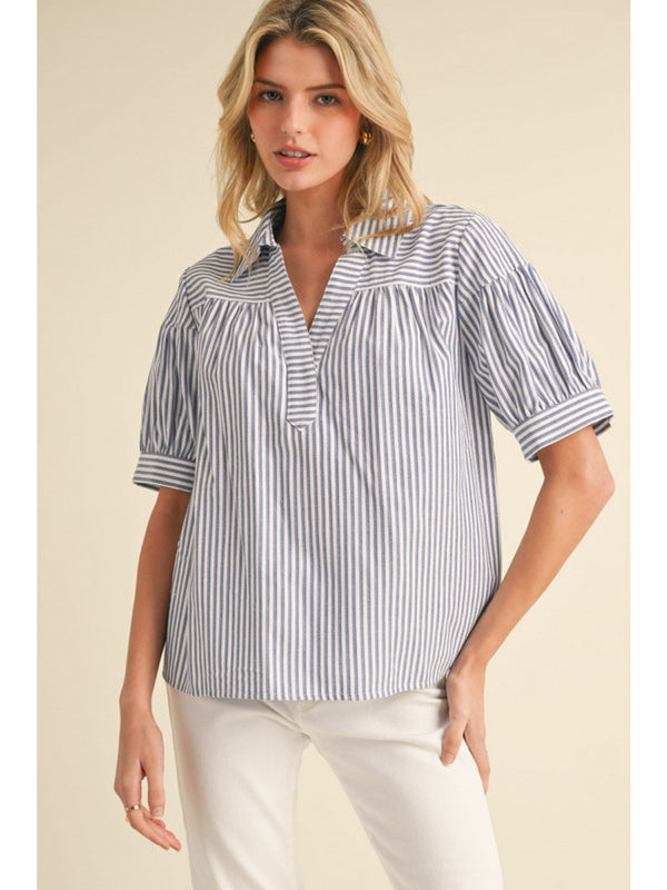 Open-Collar Top