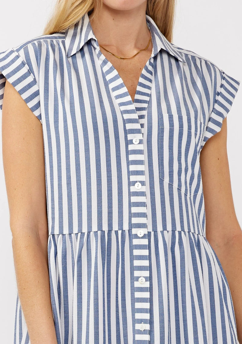 LOVESTITCH|Sail Away Striped  Dress
