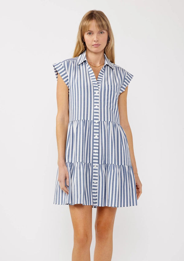 LOVESTITCH|Sail Away Striped  Dress