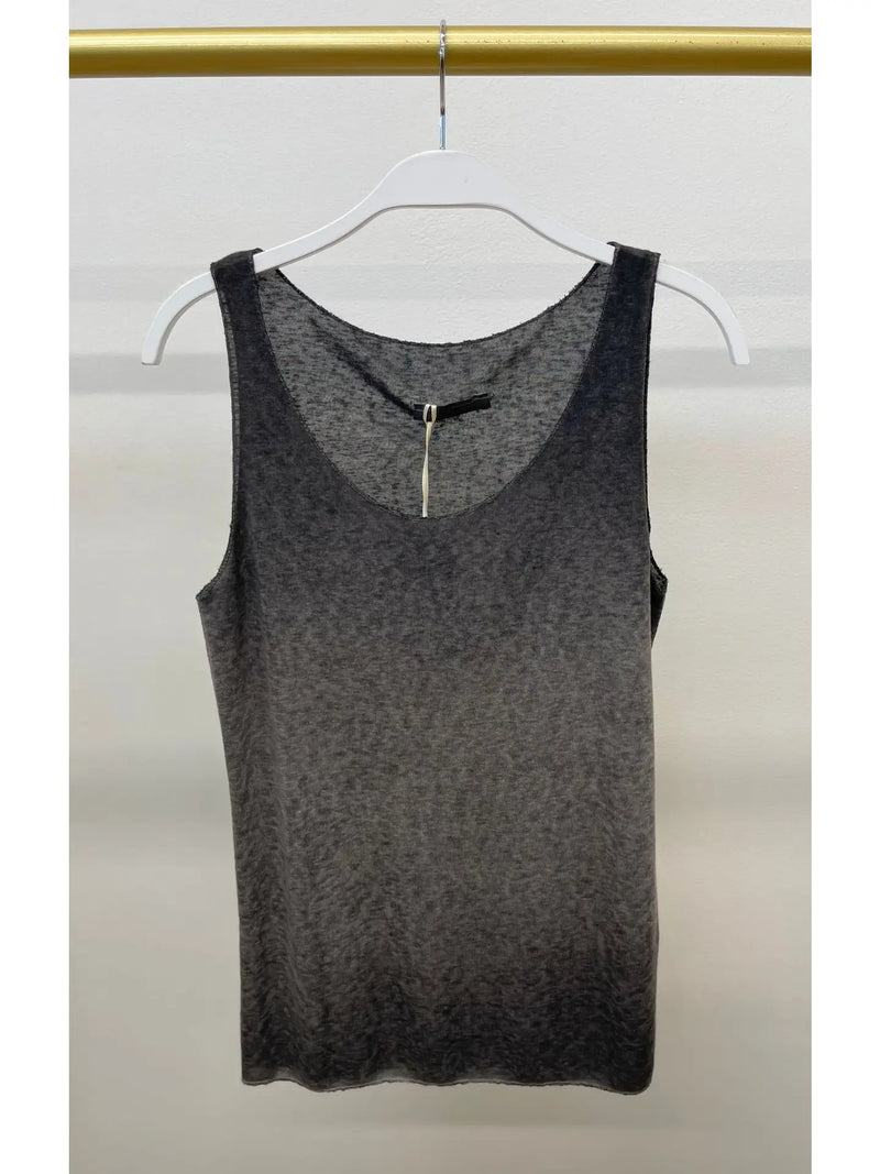 MINERAL WASH SCOOP NECK TANK TOP