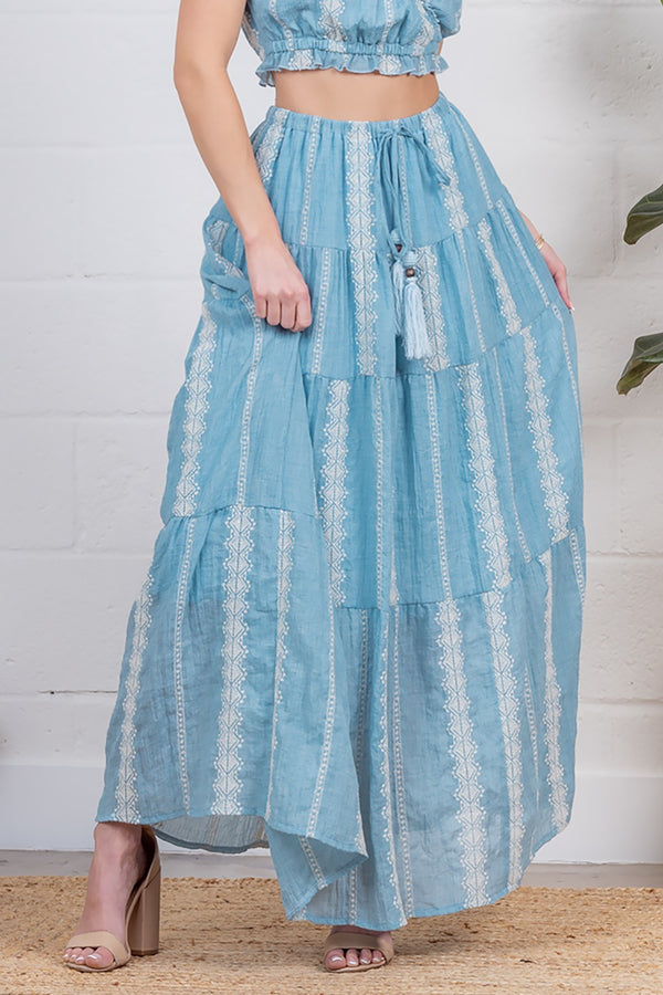 GYSPY LAYER MAXI SKIRT