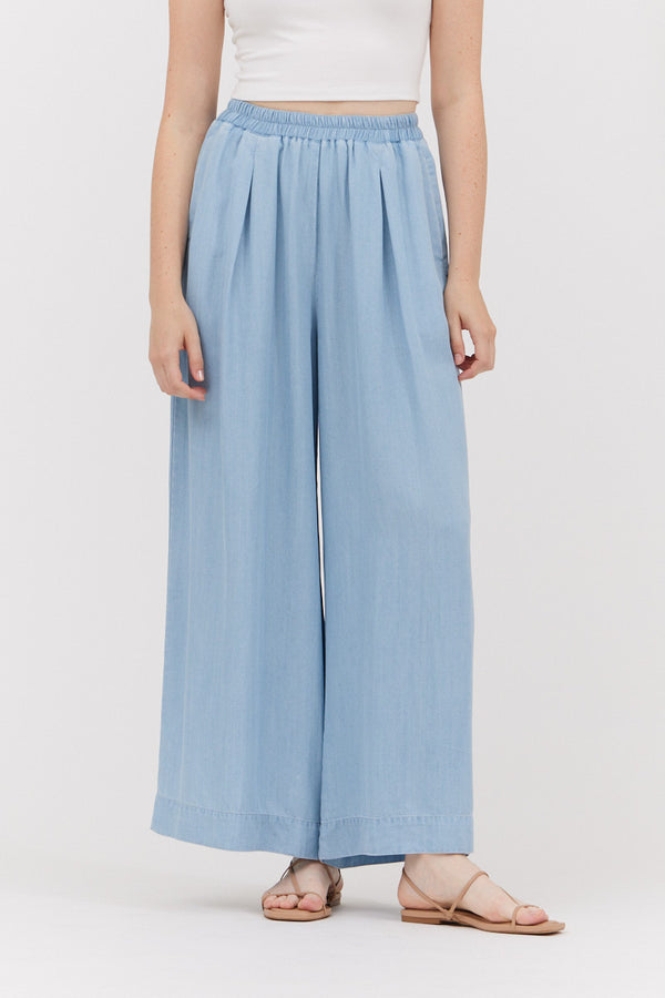 Chambray Pants