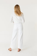 Level 99|Camille Exposed Button Wide Leg-Stillwater