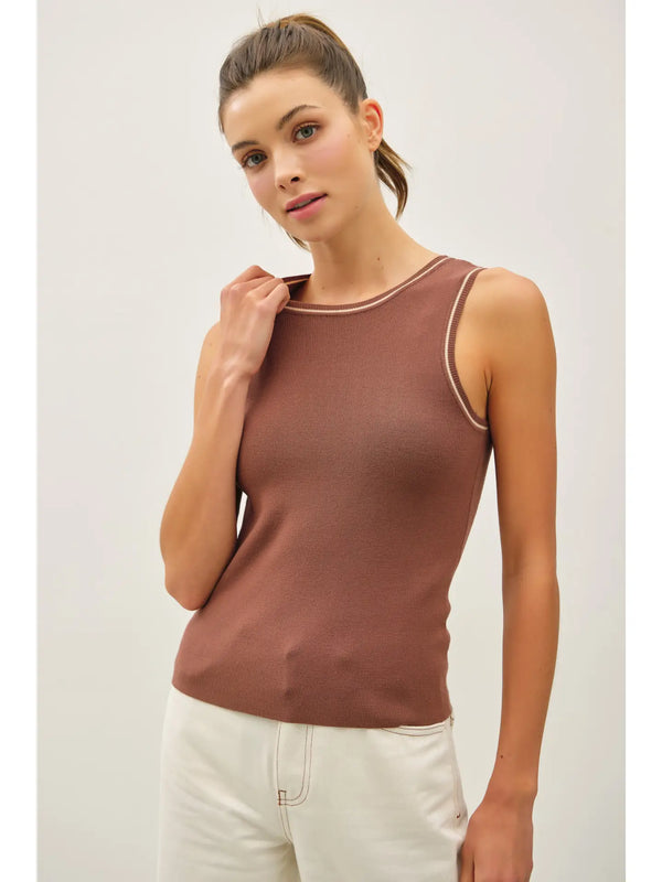Be Cool| Knit Sweater Tank