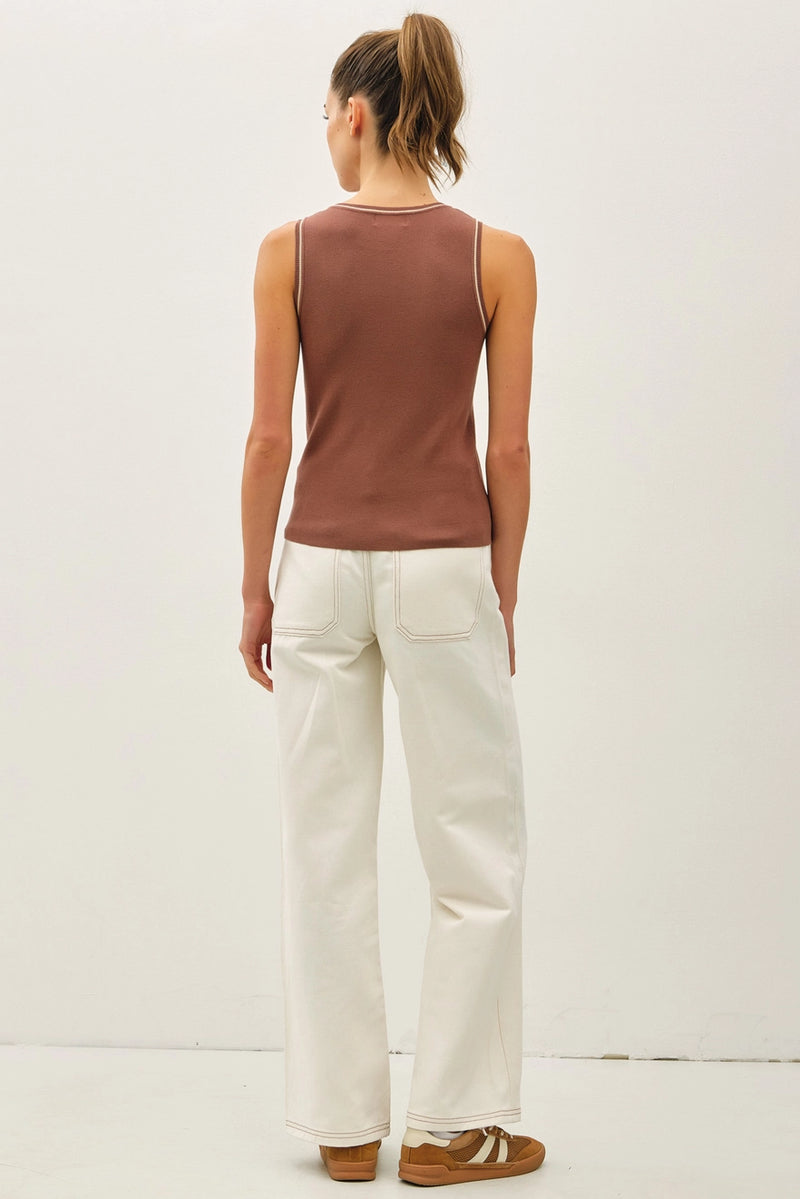 Be Cool| Knit Sweater Tank