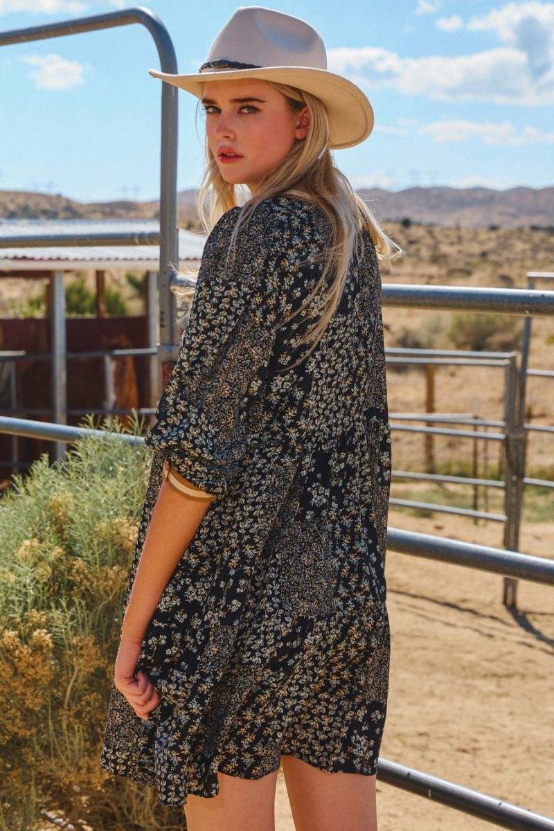 Floral Boho Tunic Dress
