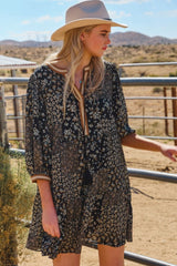 Floral Boho Tunic Dress