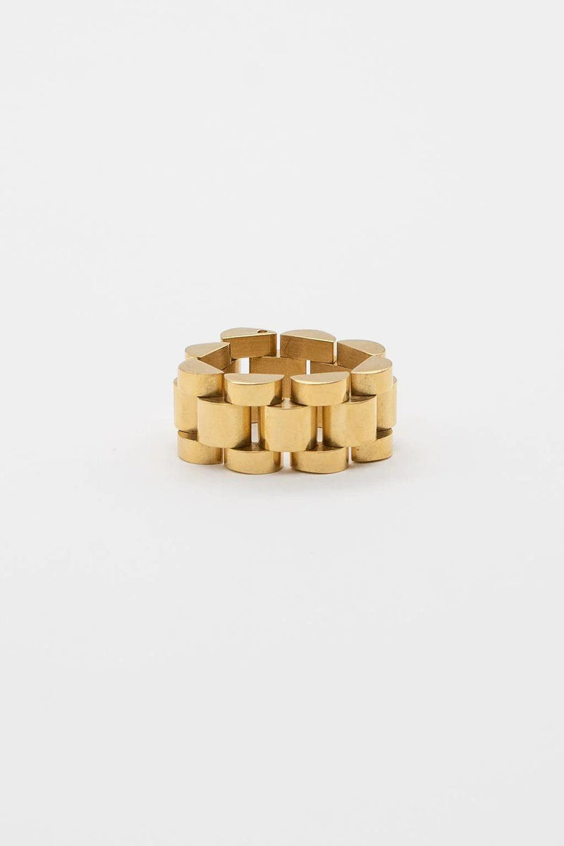 GOLD WATCH BAND RING