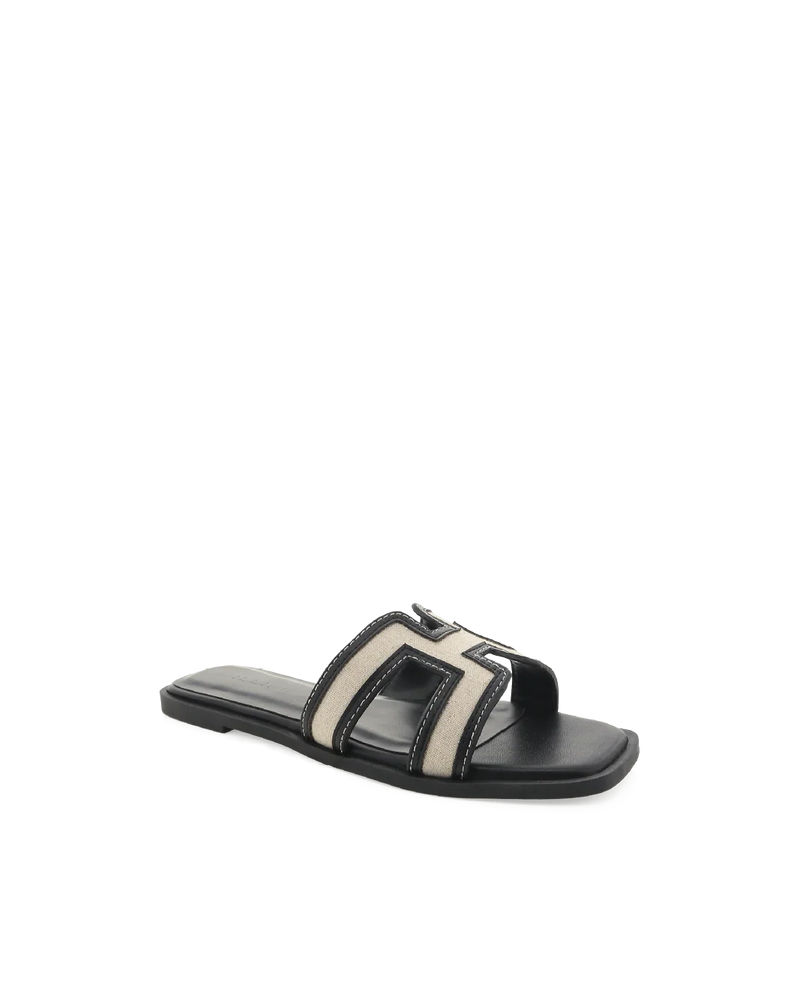 Billini|GORDY SLIDE- WHEAT/BLACK