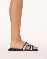Billini|GORDY SLIDE- WHEAT/BLACK