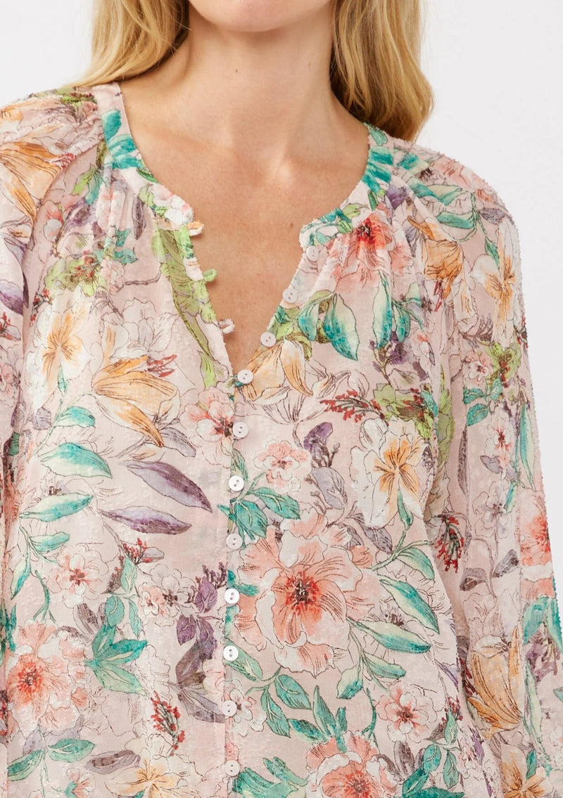 LOVESTITCH|Floral Dust Top