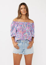 LOVESTITCH|Chrissy Floral Top
