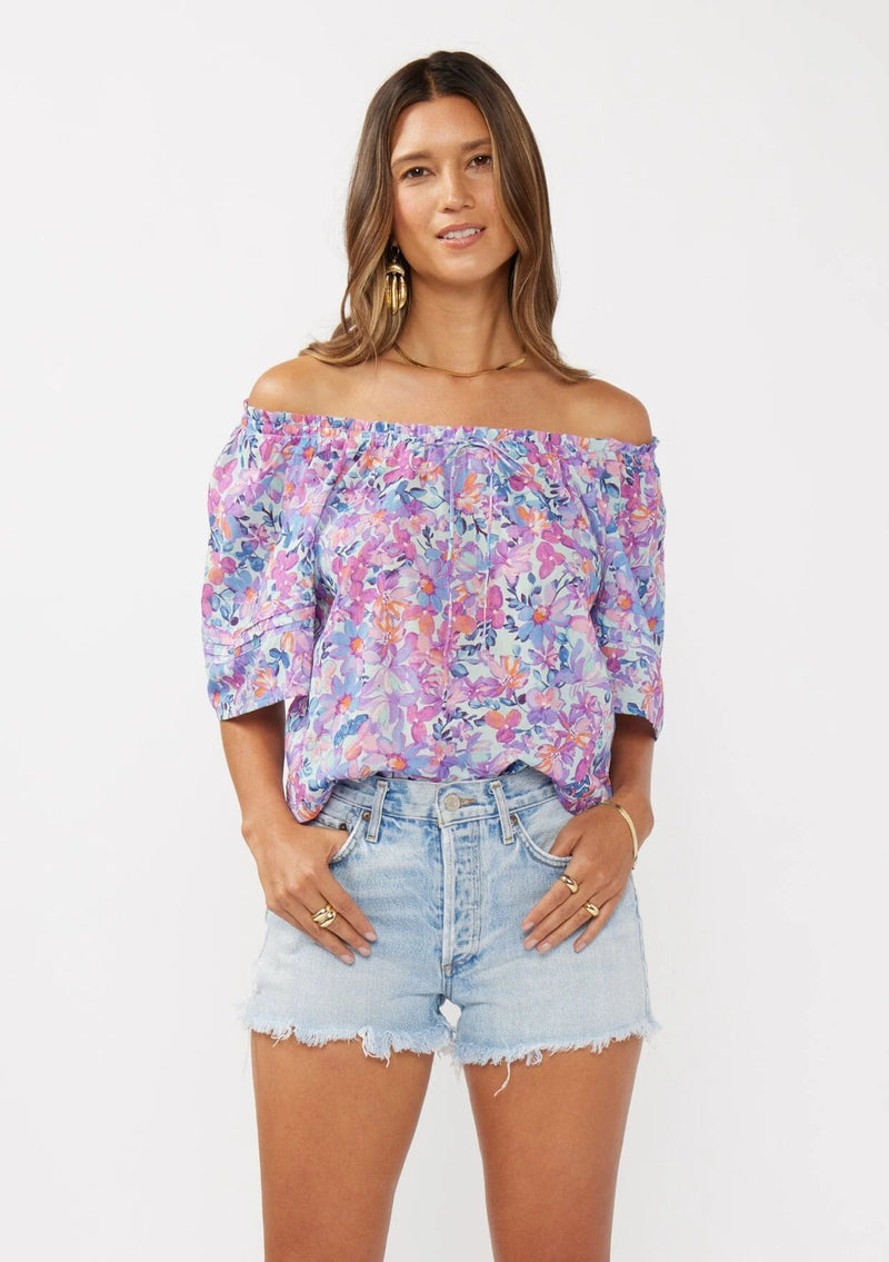 LOVESTITCH|Chrissy Floral Top