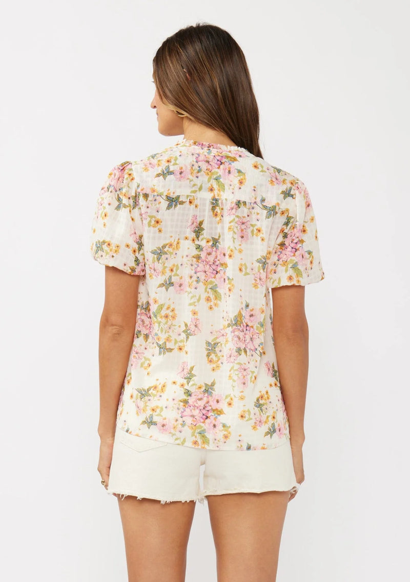 LOVESTITCH|Dream Puff Sleeve Top