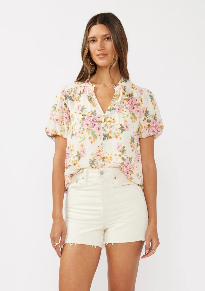LOVESTITCH|Dream Puff Sleeve Top