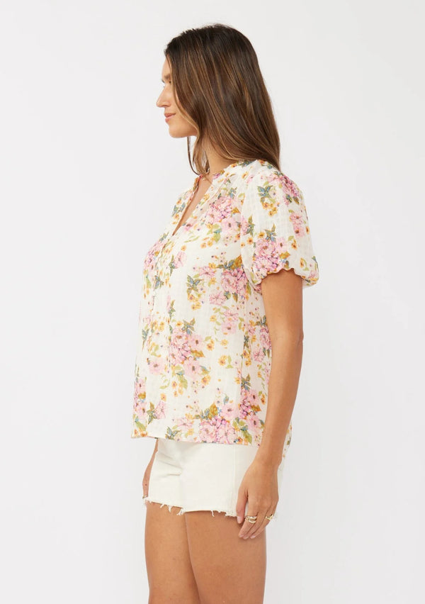 LOVESTITCH|Dream Puff Sleeve Top