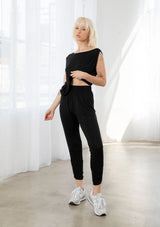LOVESTITCH|Retreat Side Ruched Pants