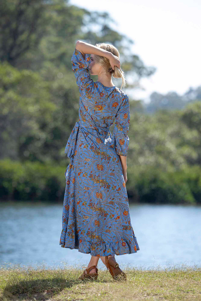 CIENNA|Janan Long Wrap Dress