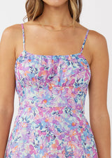 LOVESTITCH|Spaghetti Strap Bust Midi Dress