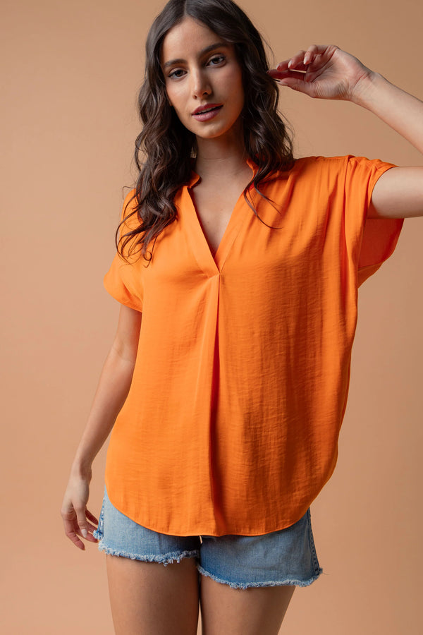 Naked Zebra| Satin Blouse
