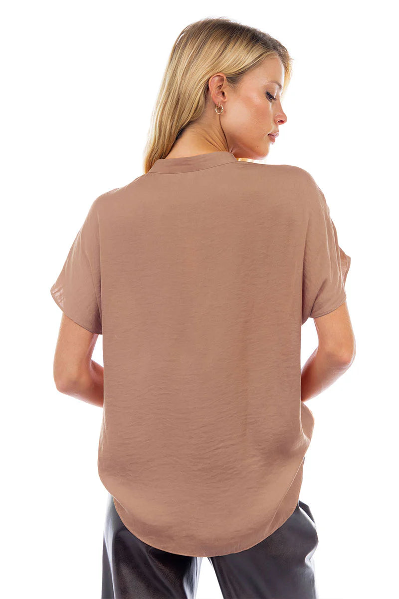 Naked Zebra| Satin Blouse