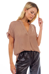 Naked Zebra| Satin Blouse