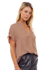 Naked Zebra| Satin Blouse