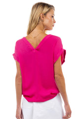 Naked Zebra|Silky V Top
