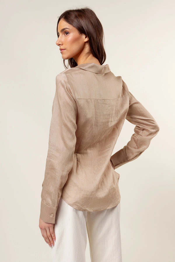 Naked Zebra|Linen Blouse