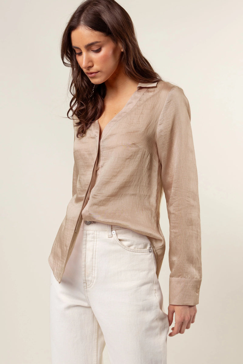Naked Zebra|Linen Blouse