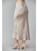 Satin Midi Skirt