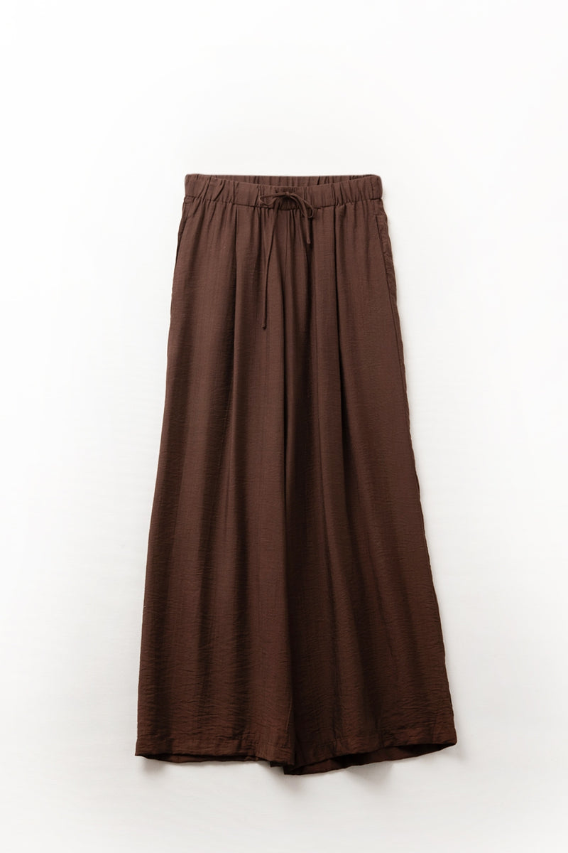 Q2| Wide-Leg Pant Chocolate