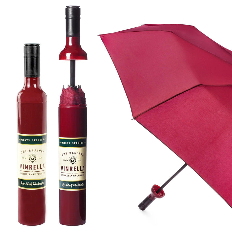 Wine Burgundy Bottle Umbrella - MELAS CLOTHING CO.