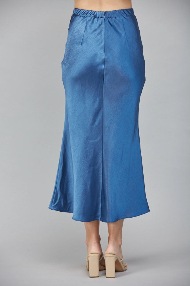 Satin Midi Skirt