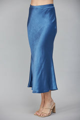 Satin Midi Skirt
