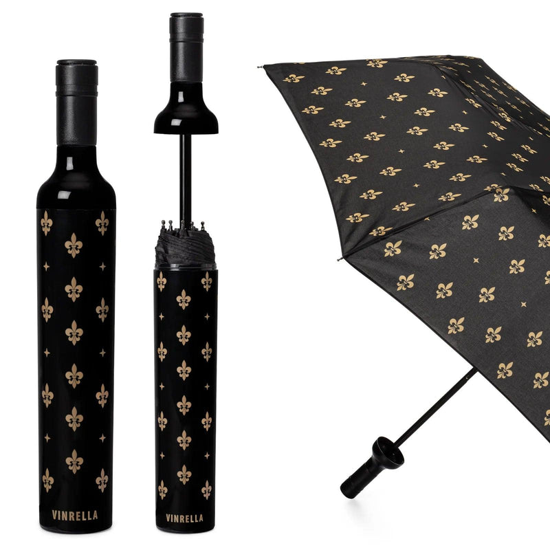 Fleur de Lis Bottle Umbrella - MELAS CLOTHING CO.