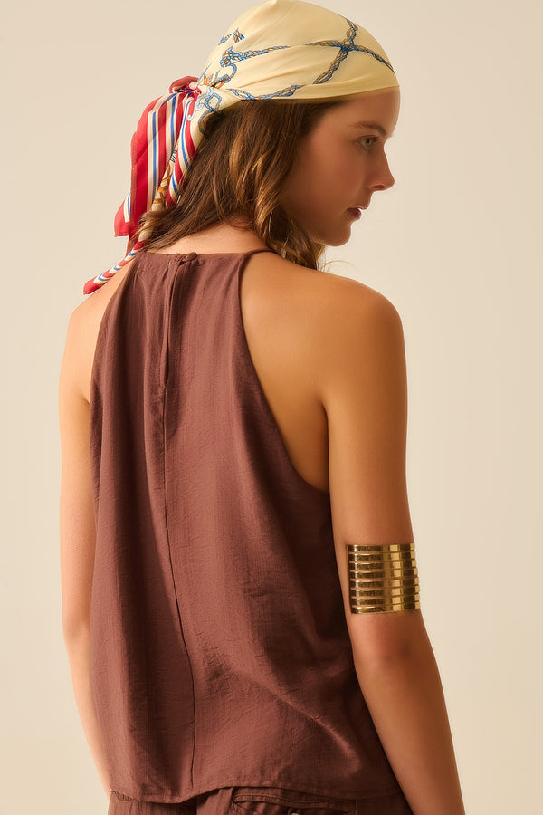 Q2| Halter Neck Basic Tank