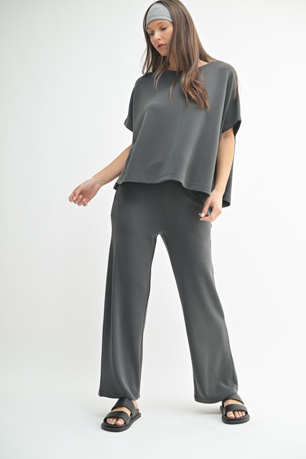 Mono B|Laguna Wide-Leg Pant