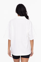 Mono B|Oversized Collared Tee
