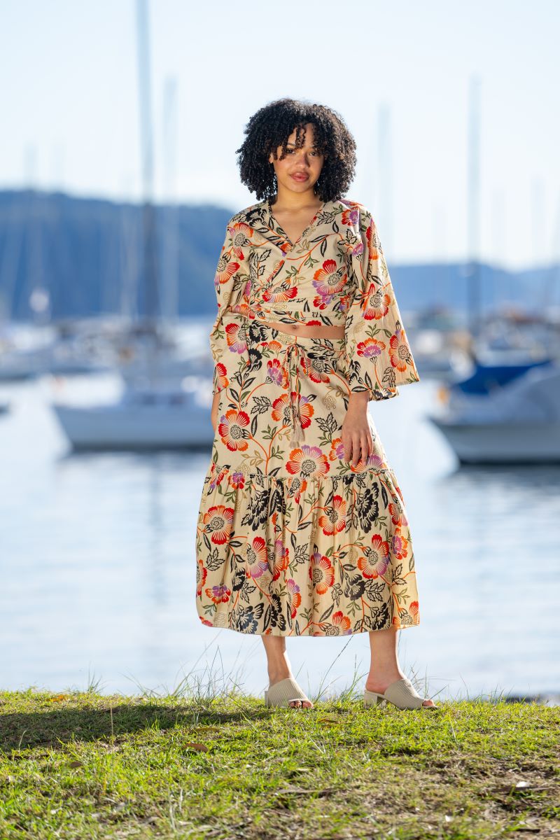 Cienna|Lowanna Wrap Top