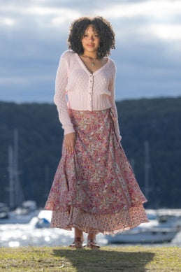 Cienna| Cleo Reversible Wrap Skirt