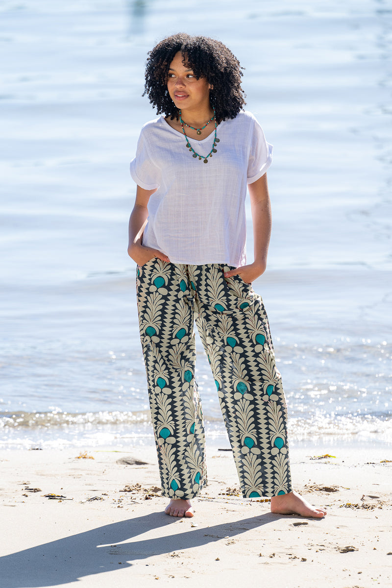 Cienna|Bondi Cotton Hemi Pants