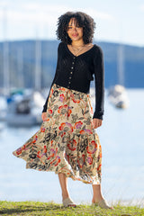Cienna|Lowanna Cotton Maxi Skirt