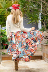Cienna|Margot Frill Maxi Skirt