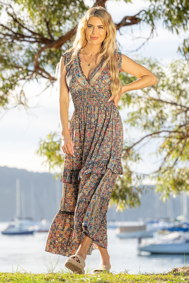 Cienna|Peyton Sleeveless Boho Dress