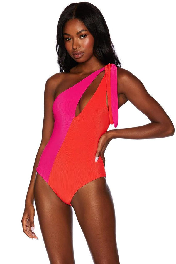 NIA ONE PIECE MAGENTA CORAL - MELAS CLOTHING CO.