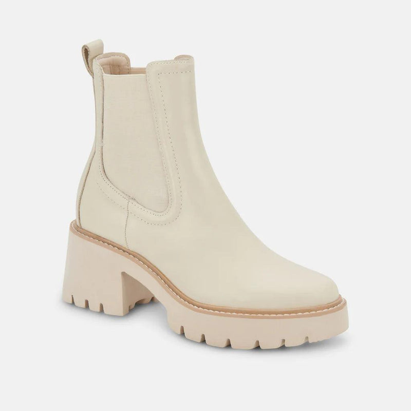 H2O LEATHER BOOTS- IVORY