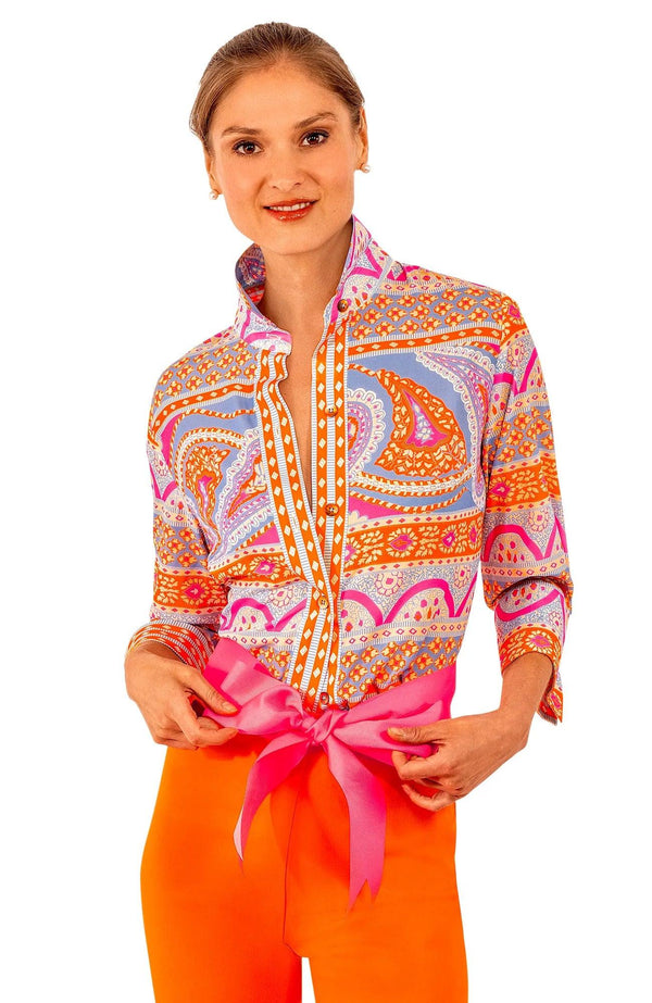 Gretchen Scott Boyfriend Shirt - Paisley Park - MELAS CLOTHING CO.